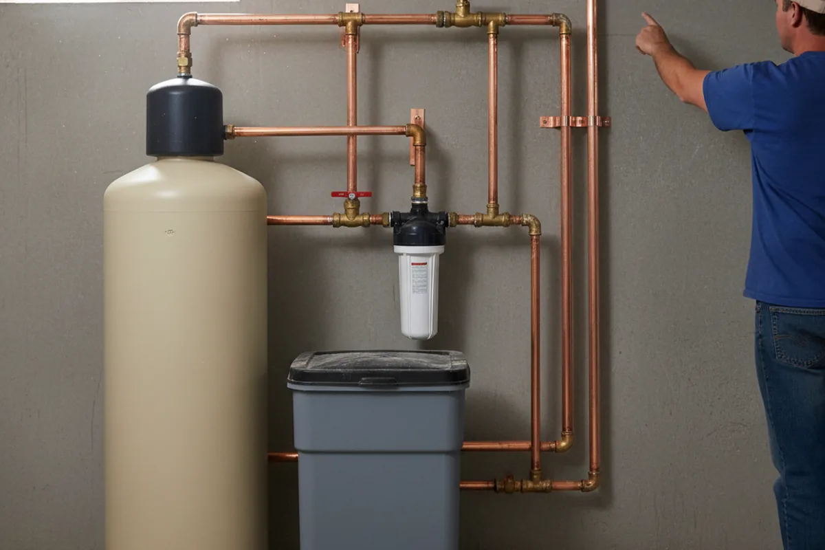 Whole-house water treatment system installed in Milroy